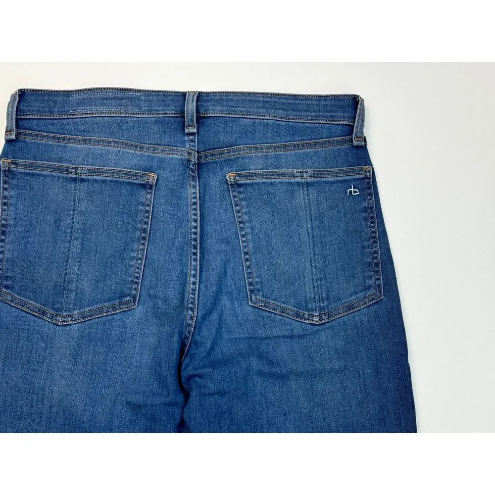 RAG & BONE Nina High Rise Ankle Skinny Jeans Camden Women 32 EUC Stretch‎ Cotton